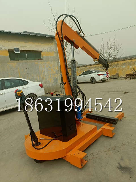 青县自卸车厢随车吊 自制轮式四不像起重机 四驱平板吊 5吨 贵盛